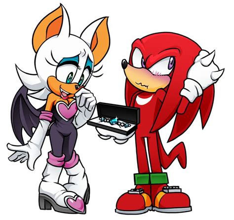 Sonic Valentines Knuckles And Rouge By Gamergalpaljill On Deviantart