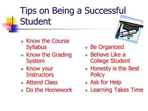 The Successful College Student Tips On Being A Successful Student