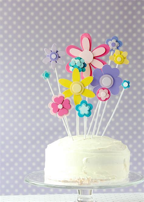 Diy Flower Cake Topper For Any Spring Soirée Thirty Handmade Days