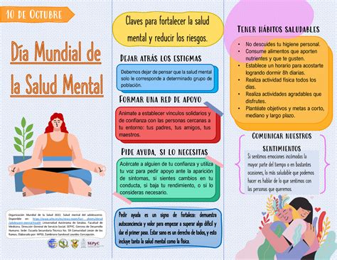 Triptico De Salud Mental Pdf Images And Photos Finder