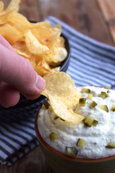 Dill Pickle Dip | Dill pickle dip, Pickle dip, Dill pickle