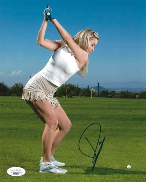 Paige Spiranac Lpga Golf Signed Hot X Photo Autographed Jsa