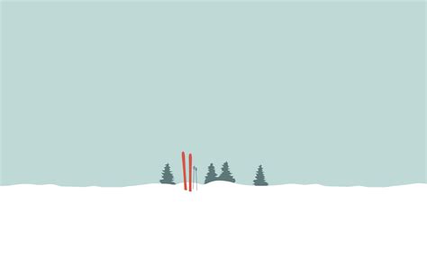 Download Enjoy The Winter Season With A Minimalistic Approach Wallpaper