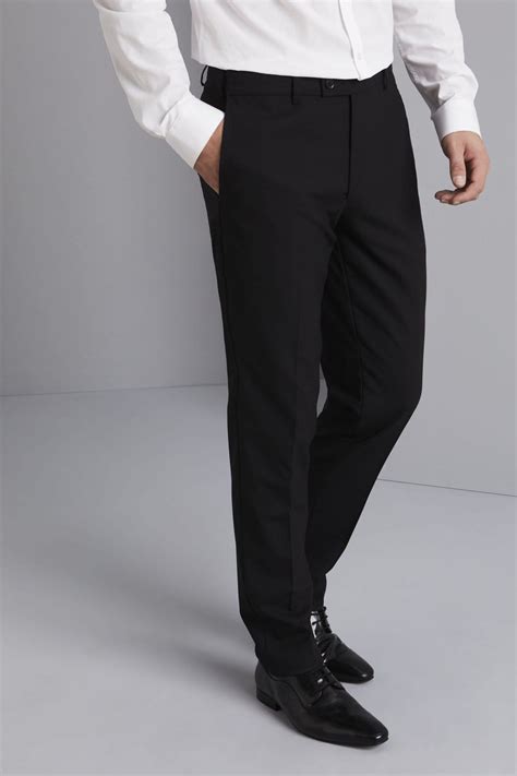 Qualitas Polywool Modern Flat Front Trousers Simon Jersey Corporate