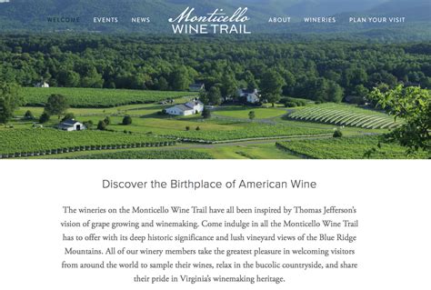 Anniversary Celebration Visiting The Monticello Wine Trail Wineries