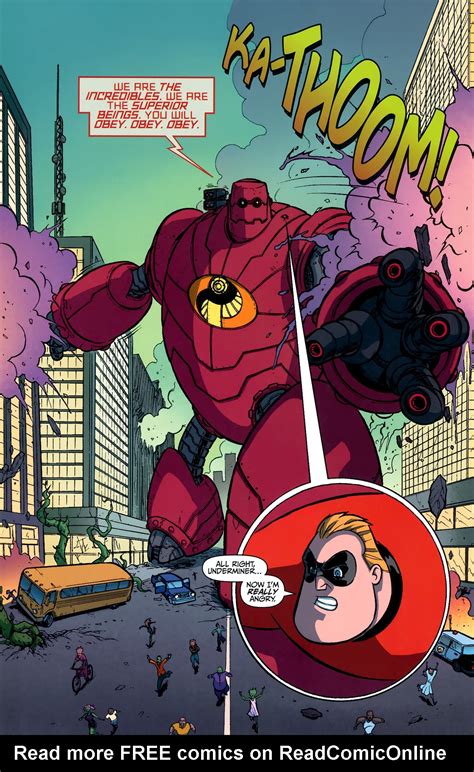 Read Online The Incredibles Comic Issue 14