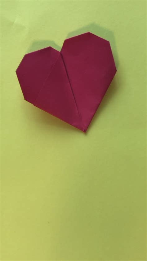 How To Make An Origami Heart Origami Heart Easy Origami Heart