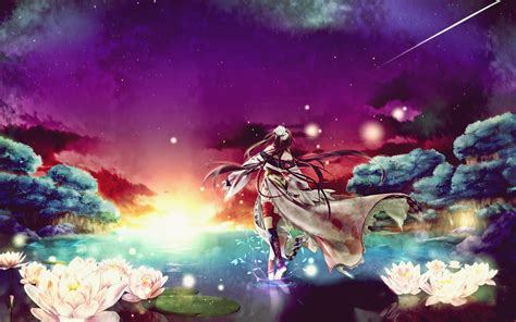 You can also upload and share your favorite hd anime purple wallpapers. Purple Anime Scenery Wallpapers - Top Free Purple Anime ...