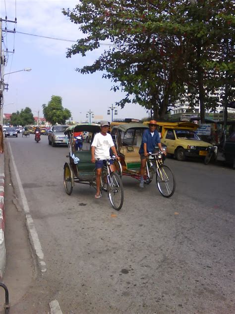 Cyclo Pousses Transport Chiang Mai Chieng Mai Nord Montagneux Thaïlande