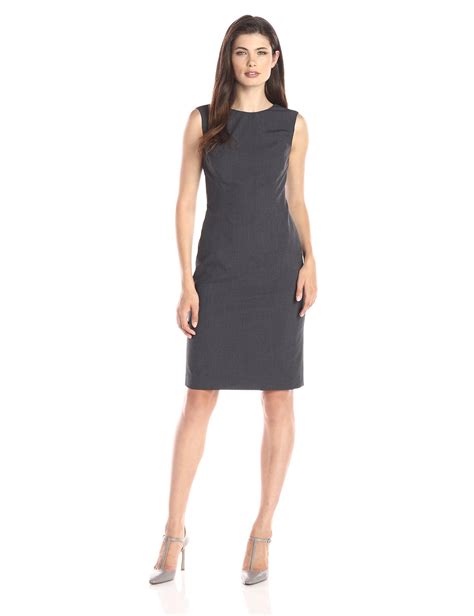 Jones New York Womens Mallory Sleeveless Sheath Dress