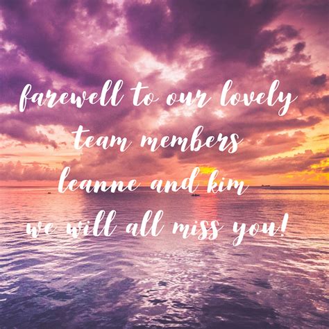 Our templates and tips will help you choose copying a coworker's successful goodbye email isn't a good idea. Goodbye to two very special team members