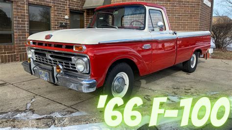 1966 Ford F100 Pickup Factory V8 Sold Youtube