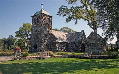 St anne charitable outreach ministry. St Anne's church on the rocky ocean clifts of ...