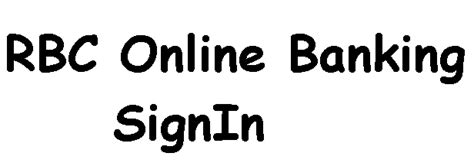 Online Banking: RBC Online Banking SignIn