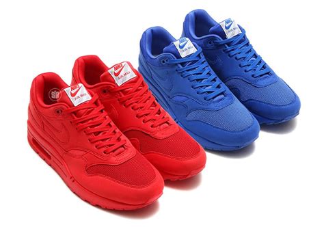 Air Max 1 Tonal Red Blue 875844 600 Nike Nike Sf