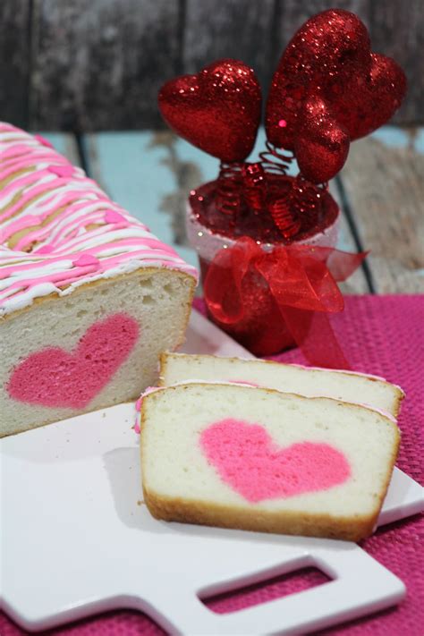 Vanilla Strawberry Loaf Heart Cake Recipe Perfect For Valentines Day