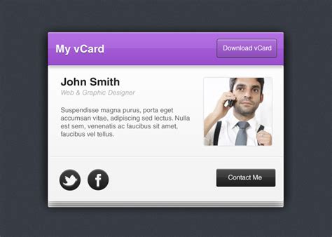 All vcards begin with begin:vcard and end with end:vcard. Design a Mini vCard in Photoshop Tutorial -DesignBump