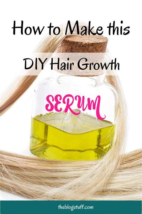 Natural Diy Hair Growth Serum Oil Recipe Make You Hair Grow Faster