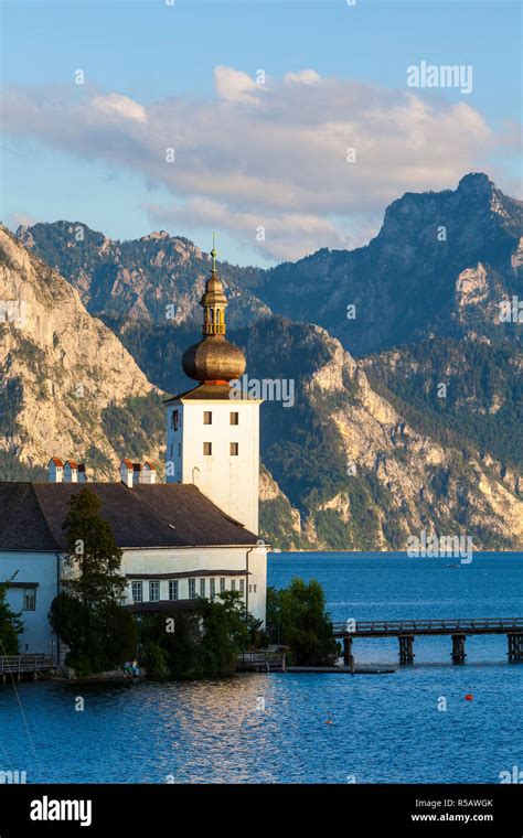 Lake Traunsee Schloss Ort Castle Austria Stock Photos And Lake Traunsee