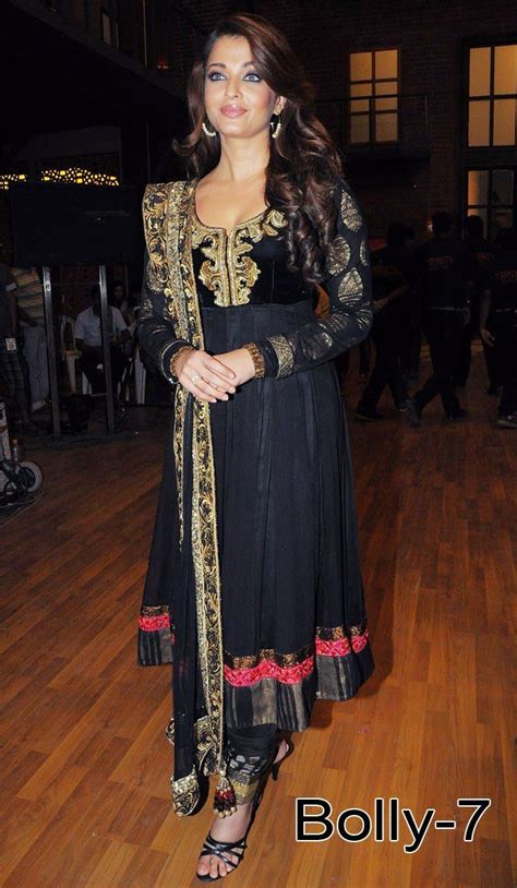 Aishwarya Rais Black Color Anarkali Suit Bollywood Fashion Fashion