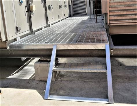 Metal Platforms And Roof Walkways Metal Fabrication London