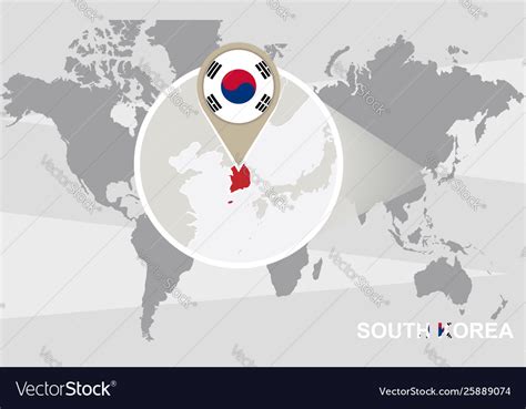 South Korea In World Map