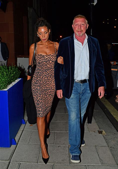 Lilian De Carvalho Monteiro And Boris Becker Out For Dinner In London