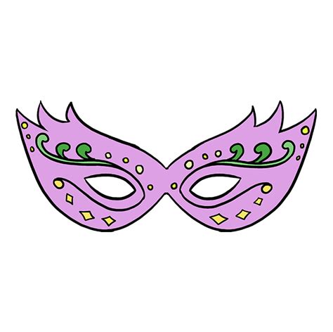 Masquerade Mask Drawing At Explore Collection Of