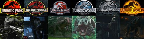 Jurassic Series Main Dino Villains By Mnstrfrc On Deviantart