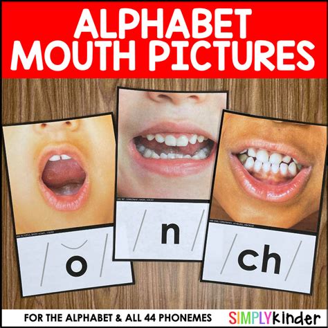 Alphabet Mouth Photo Cards Articulation Photos With Real Photos