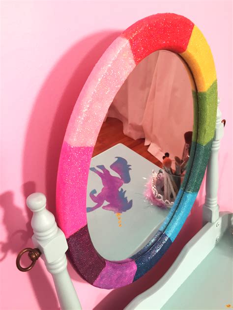 video how to diy rainbow unicorn makeup vanity handmade happy hour