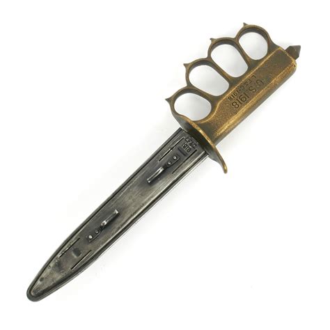 Original Us Wwi Model 1918 Mark I Trench Knife By Lf And C With Ste