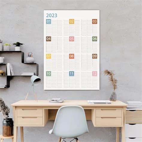 2023 Wall Planner 2023 Monthly Planner 2023 Wall Calendar 2023 Year