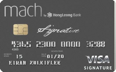 Kotak bank offers privy league signature credit card designed specifically for optima and prima customers. Hong Leong Mach Visa Signature by Hong Leong Bank