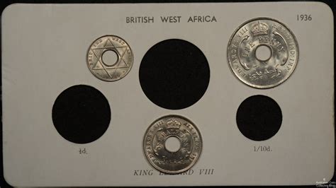 British West Africa 1936 King Edward Viii Mint Set Our Coin Catalog