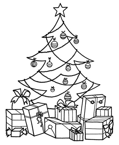 Dibujos De Árboles De Navidad Para Colorear E Imprimir