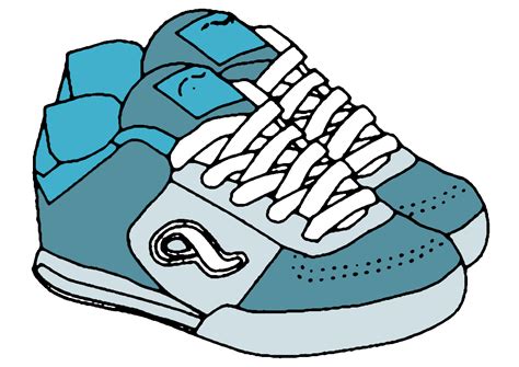 Sneaker Tennis Shoes Clipart Black And White Free 2 Clipartix