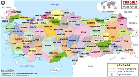 Turquía Mapa Mapa De Turquía