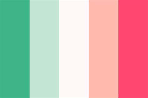 Melon Watermelon Color Palette