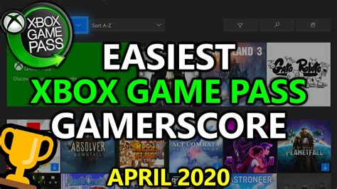 Easiest Xbox Game Pass Games for Gamerscore and Achievements - Updated