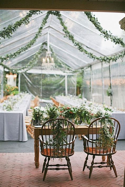 Tented Wedding Ideas With Greenery Hanging Garlands Hi Miss Puff