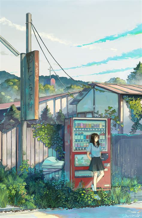 Summer Memories Original Moescape Anime Scenery Wallpaper Anime