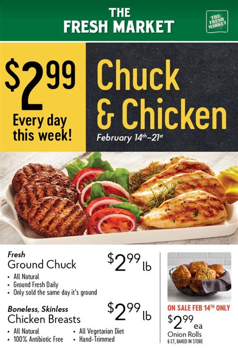 The Fresh Market 299 Tuesday Deals Available For A Full Week