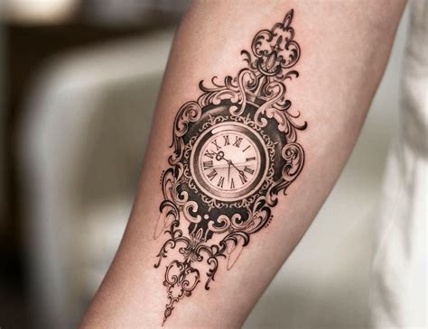 11 Clock Tattoo Drawing Ideas That Will Blow Your Mind