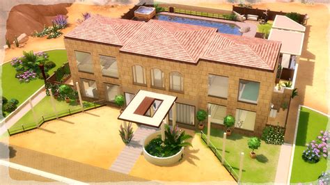 The Sims 4 Love Island Challenge Villa Speed Build Yo