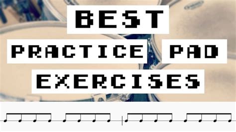 Best Drum Practice Pad Exercises Practice Pad Best Drums Practice Pads