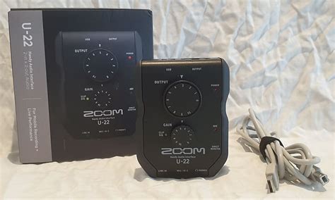 Zoom U 22 Handy Usb Audio Interface Reverb