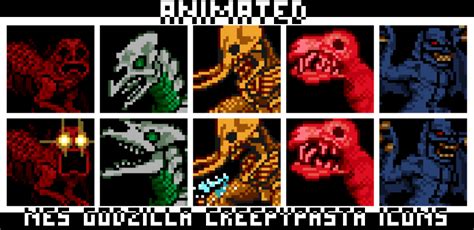 Original story by @cosbydaf, game designed by @iurinery, ost by @emneisium. ANIMATED Free NES Godzilla Creepypasta Icons by cinnabutt ...