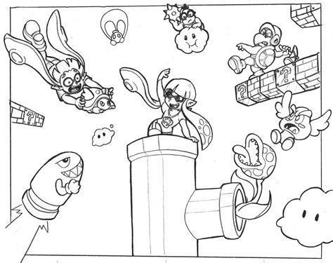Download Super Mario Maker Coloring Pages at GetColorings.com | Free printable colorings pages to print ...