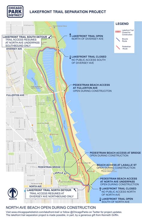Chicago Bike Trails Map